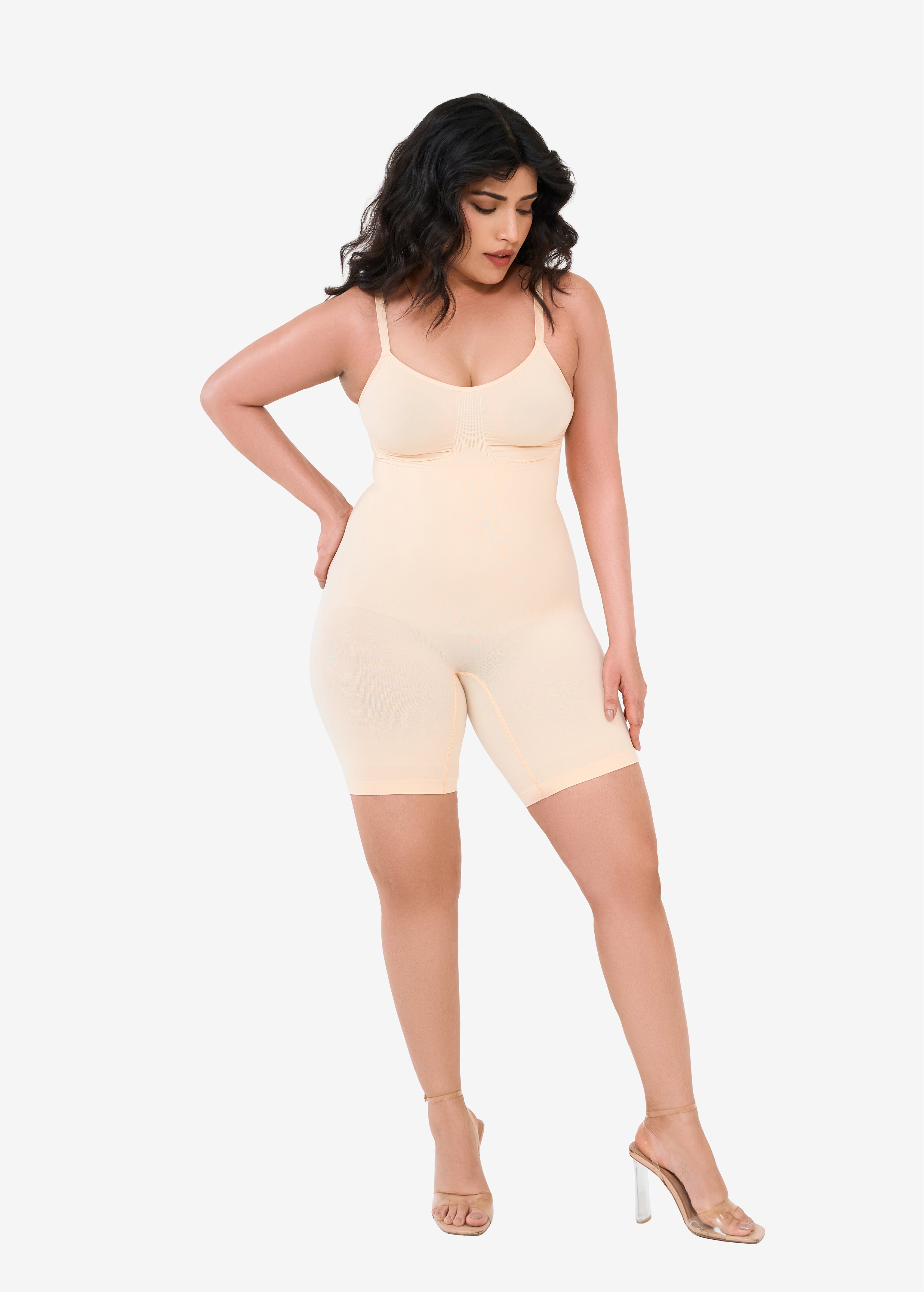 Essentials_Plus_Bodysuit_Bodyshaper_Mid_Thigh_Cream