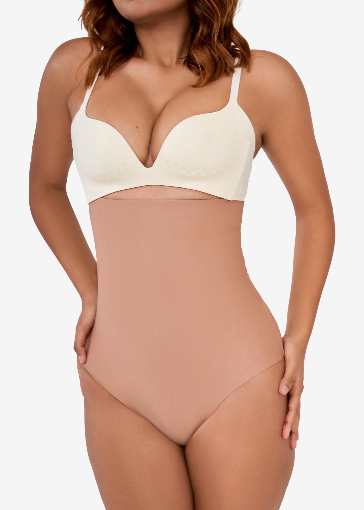 High Waist Beige Tummy Tucker