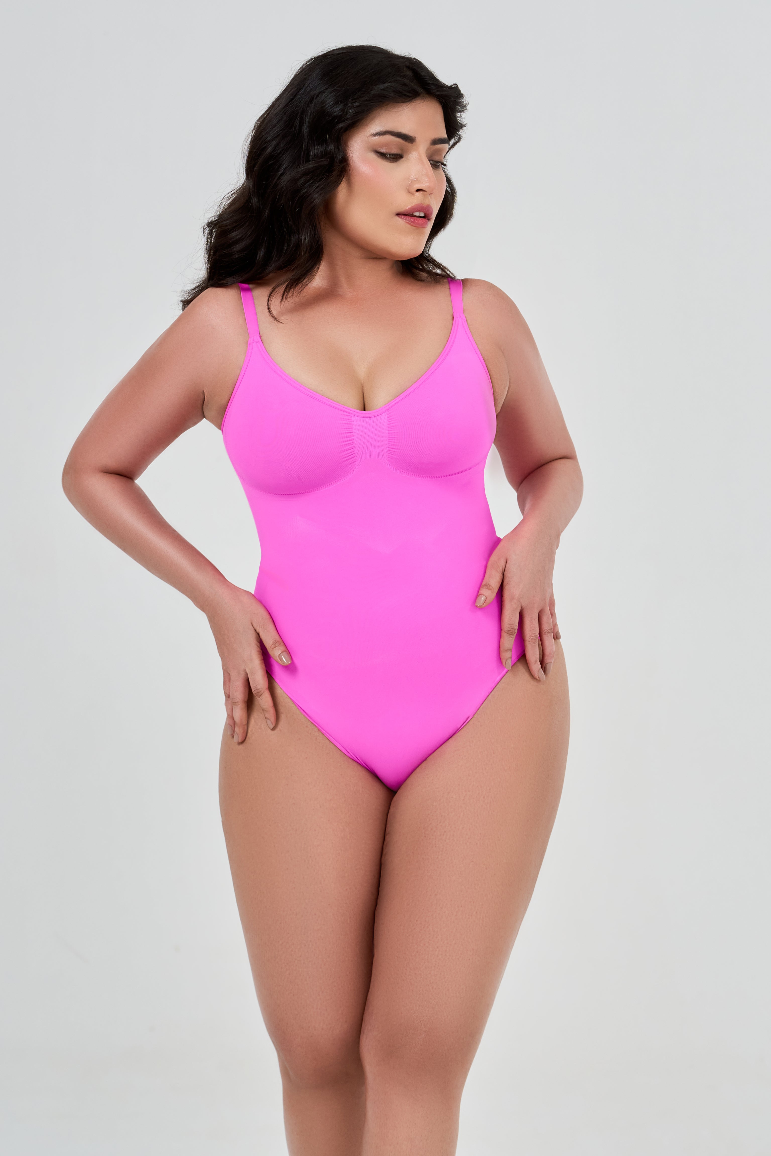 pink color intense snatched bodyshaper