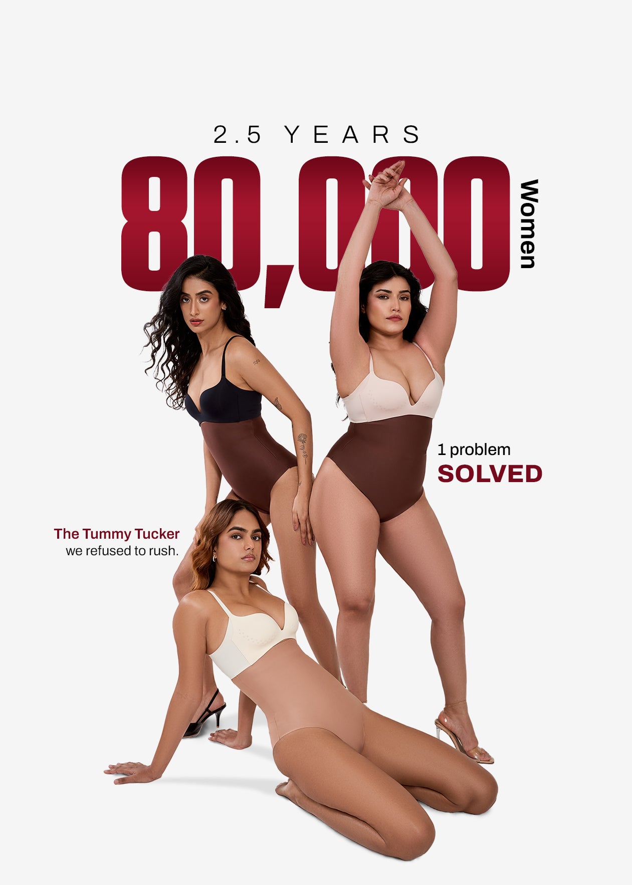 womens' wearing tummy tucker shapewear