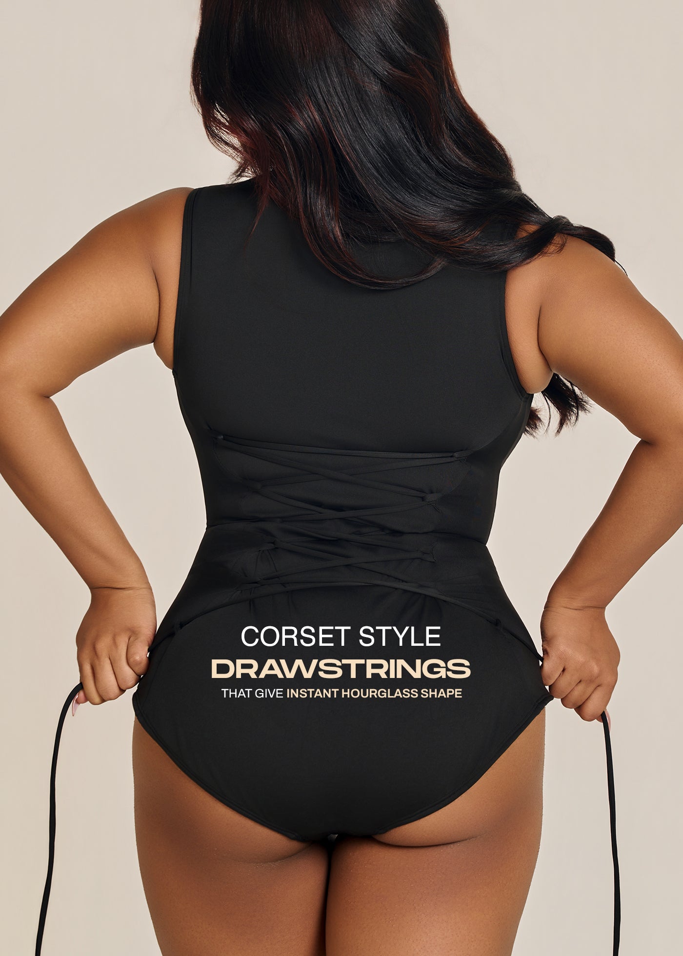 Zipper Shapewear Swimsuit by Invogue with Premium Fabric